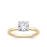 Everlasting 1.25ct TW Round Brilliant Lab-Grown Diamond Solitaire Engagement Ring in 18ct Yellow and White Gold
