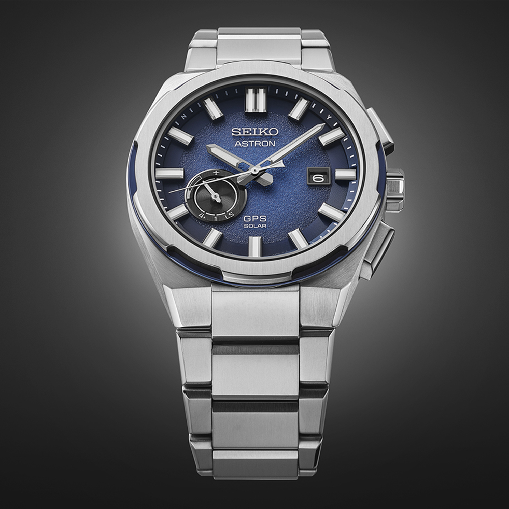 Seiko Astron Men's 42mm Solar GPS Watch SSJ023J