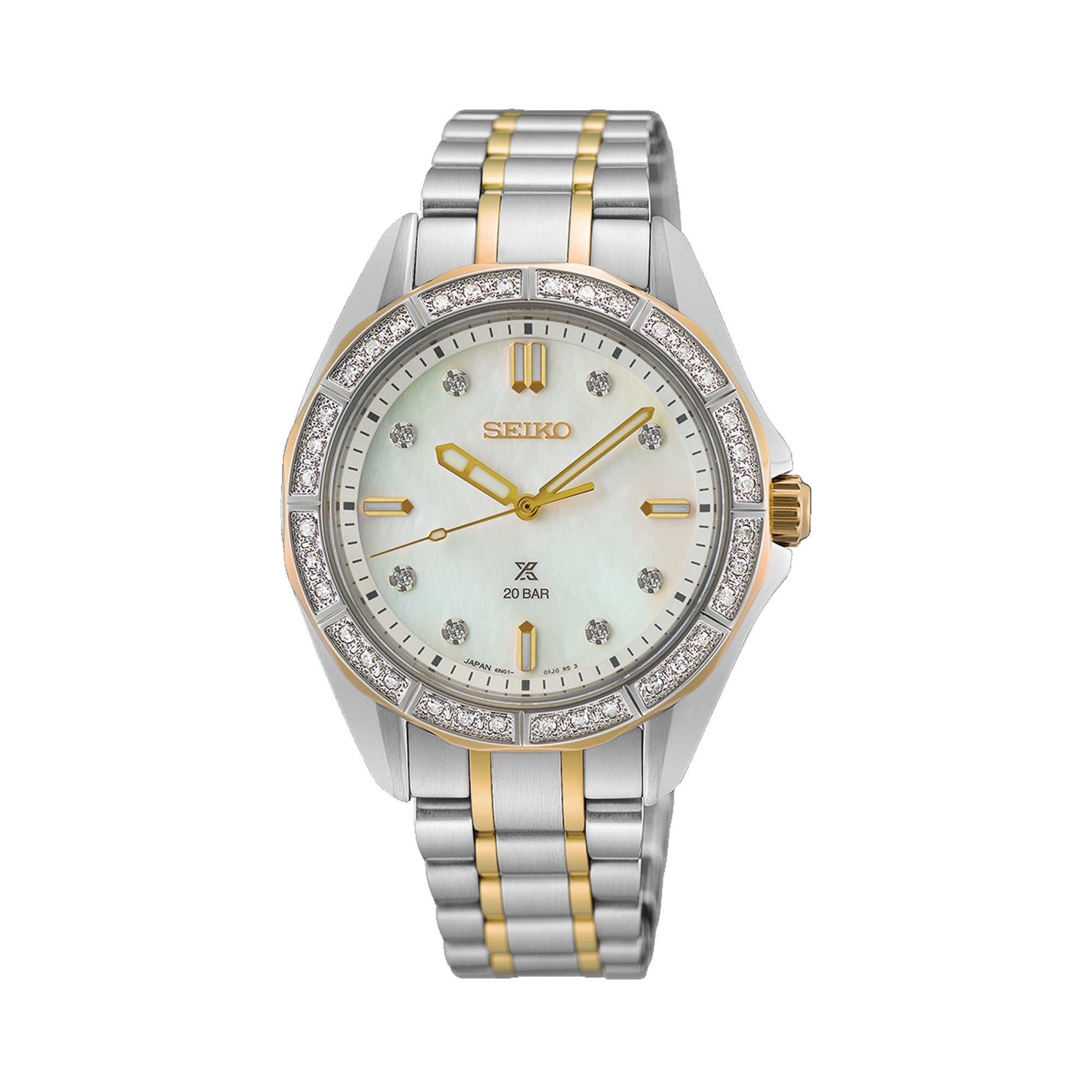 Seiko Prospex Quartz Women's 34mm Watch SUR622