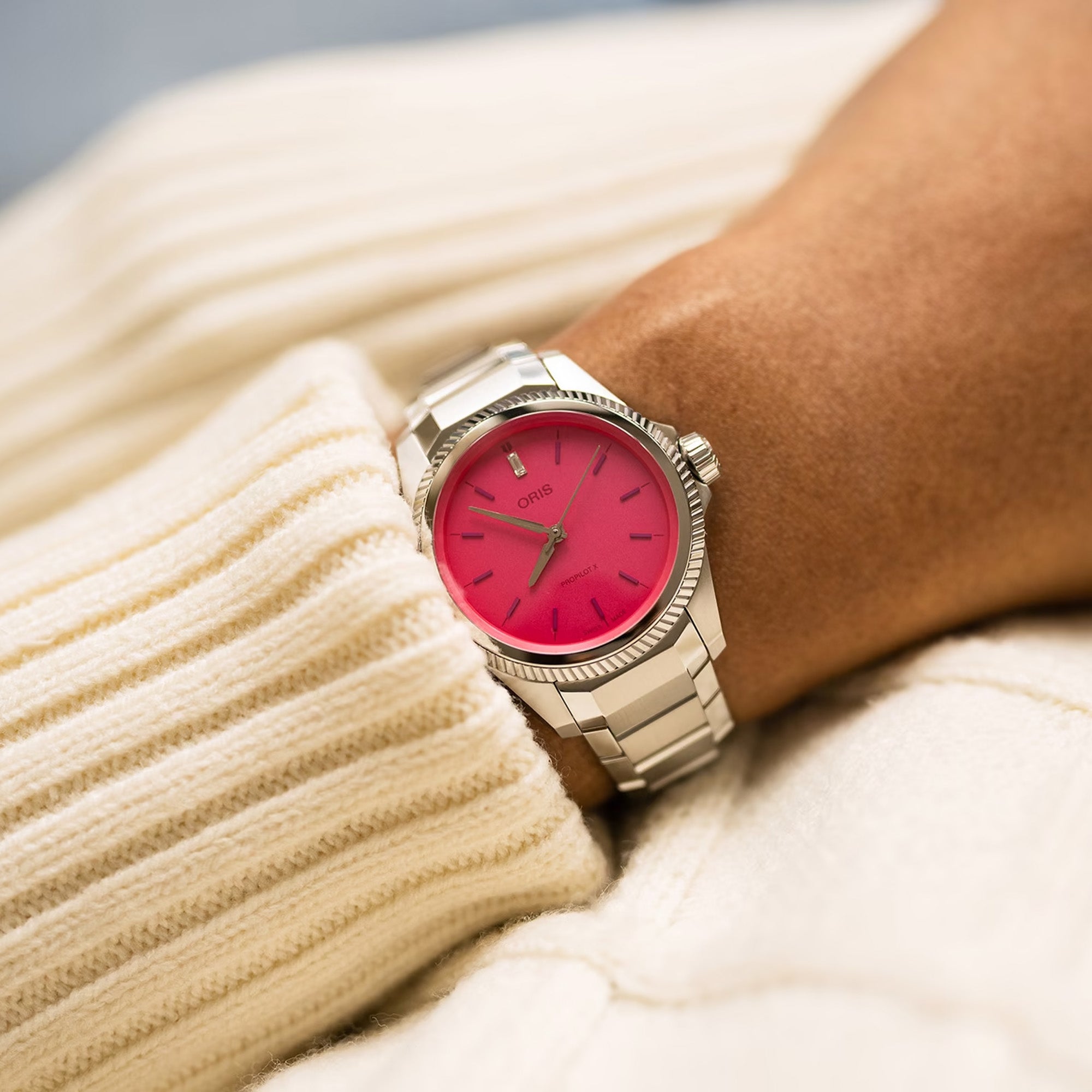 Oris Big Crown Automatic Women's 34mm Watch 531 7796 4158MB