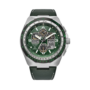 Citizen Men's Green Solar GMT Watch JY8147-01X