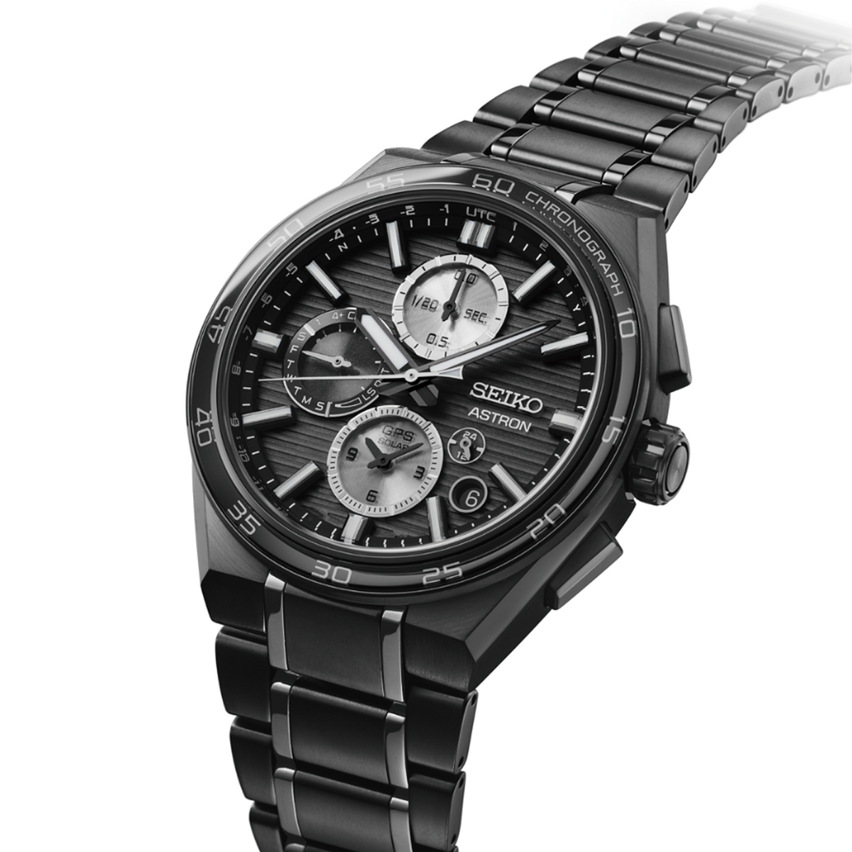 Seiko Astron Men's 44.10mm Solar GPS Watch SSH179J