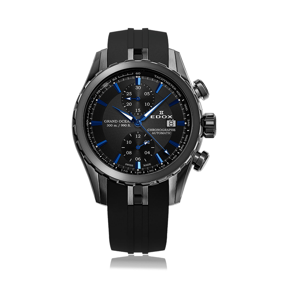Edox Grand Ocean Automatic Chronograph 43mm Watch