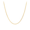 Diamond Cut Curb Link Chain in 9ct Yellow Gold