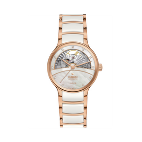 Rado Centrix Women's 35mm Automatic Ceramic & Rose PVD Watch R30 029 922