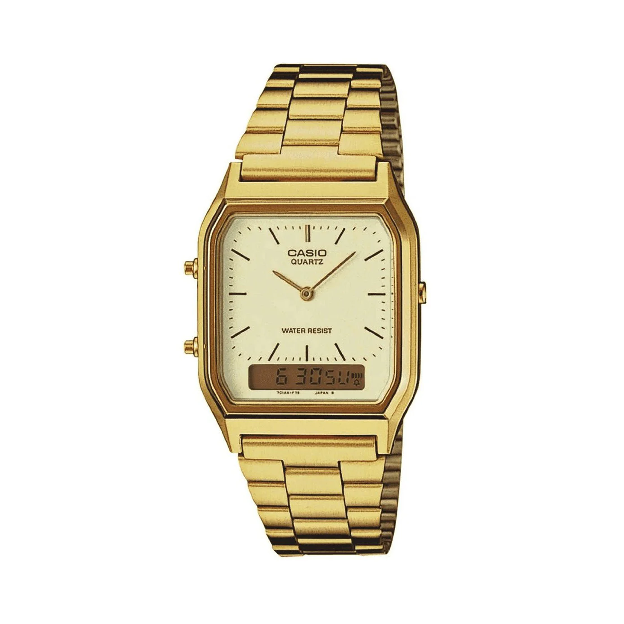 Casio Vintage Stainless Steel Quartz Watch AQ230GA-9DS