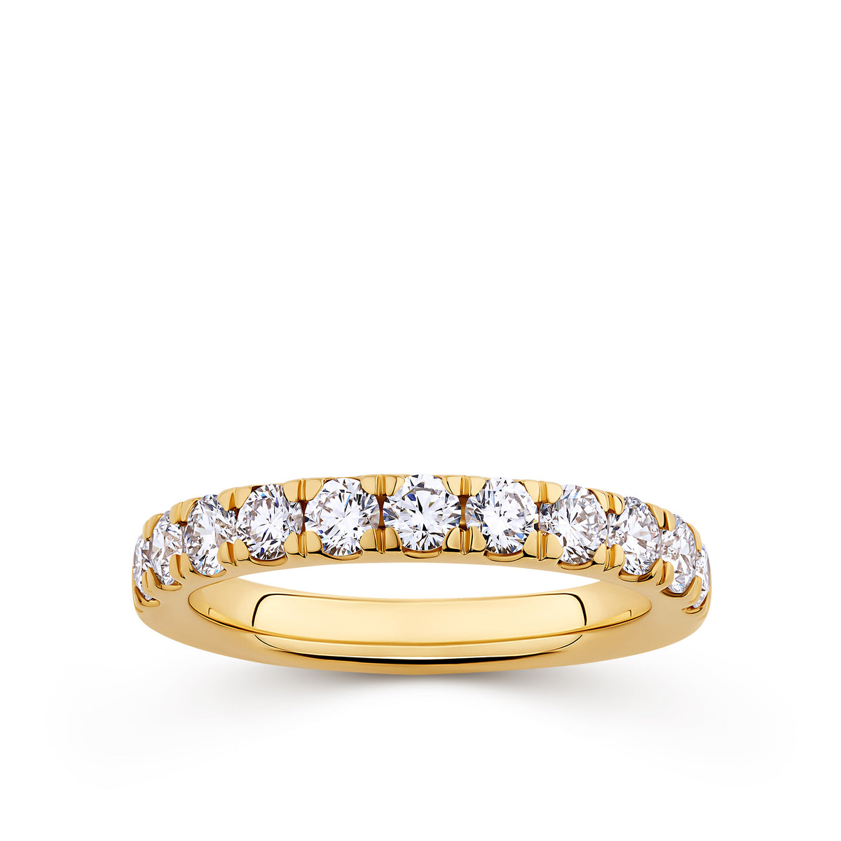 Everlasting 1.01ct TW Lab-Grown Diamond Channel Set Wedding Band in 18ct Yellow Gold