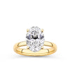 Everlasting 3.00ct TW Oval Cut Lab-Grown Diamond Engagement Ring in 18ct Yellow Gold
