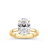 Everlasting 3.00ct TW Oval Cut Lab-Grown Diamond Engagement Ring in 18ct Yellow Gold