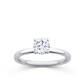 Everlasting 0.75ct TW Round Brilliant Lab-Grown Diamond Solitaire Engagement Ring in 18ct White Gold