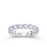 Everlasting 3.24ct TW Round Brilliant Lab-Grown Diamond Full Eternity Wedding Band in 18ct White Gold