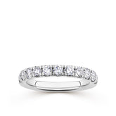 Everlasting 1.01ct TW Lab-Grown Diamond Pave Set Wedding Band in 18ct White Gold