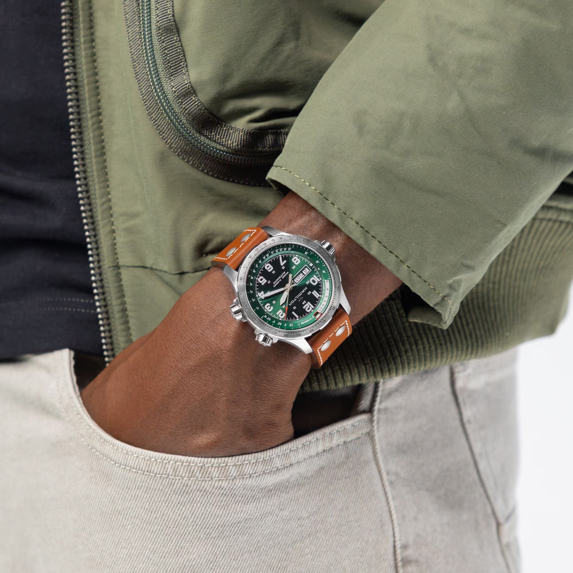 Hamilton Khaki Aviation Automatic Men's 45mm Watch H77735560