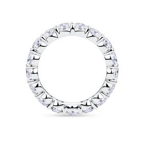 Everlasting 3.24ct TW Round Brilliant Lab-Grown Diamond Full Eternity Wedding Band in 18ct White Gold