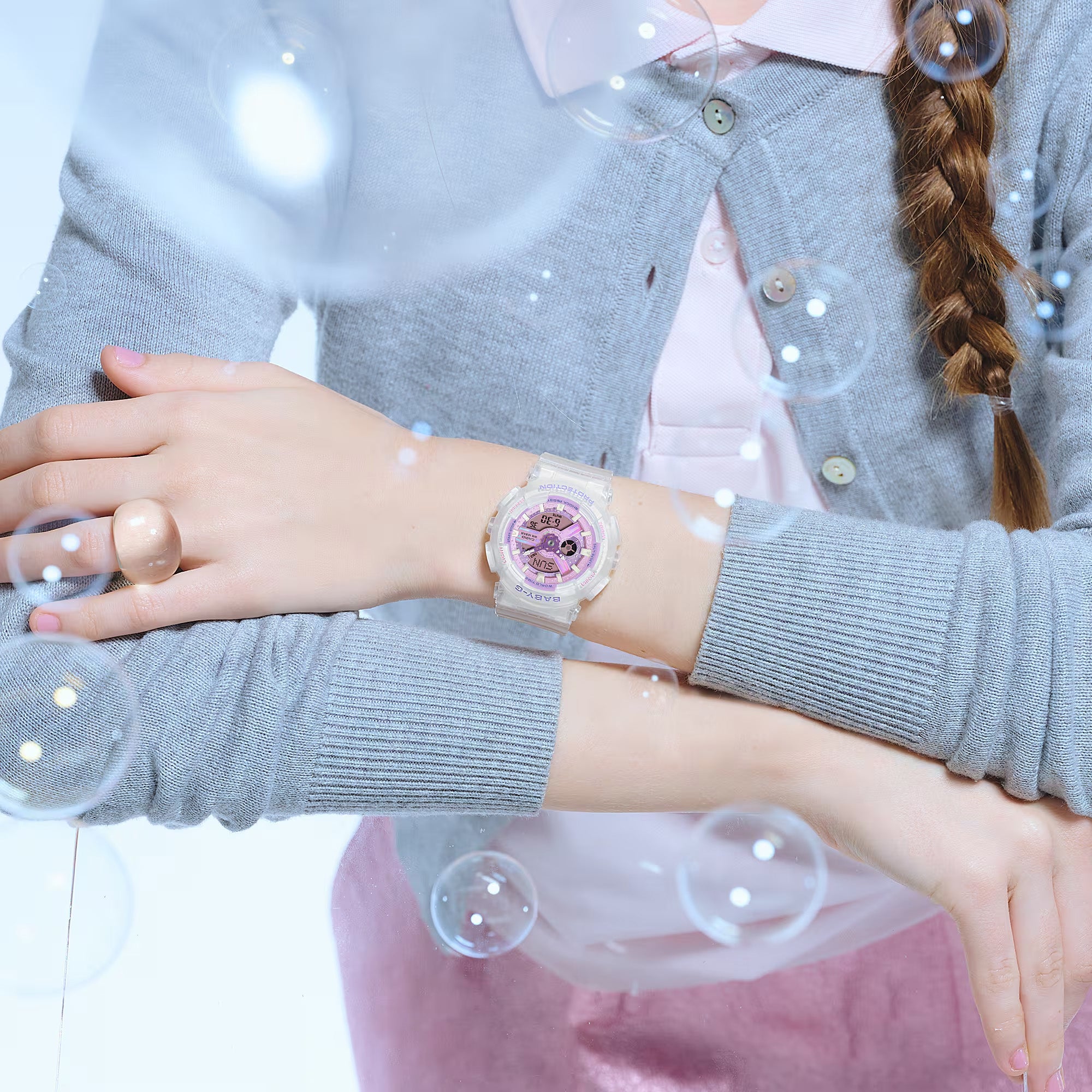 Casio Baby-G Analogue Digital Women's Watch BA110PS-7A