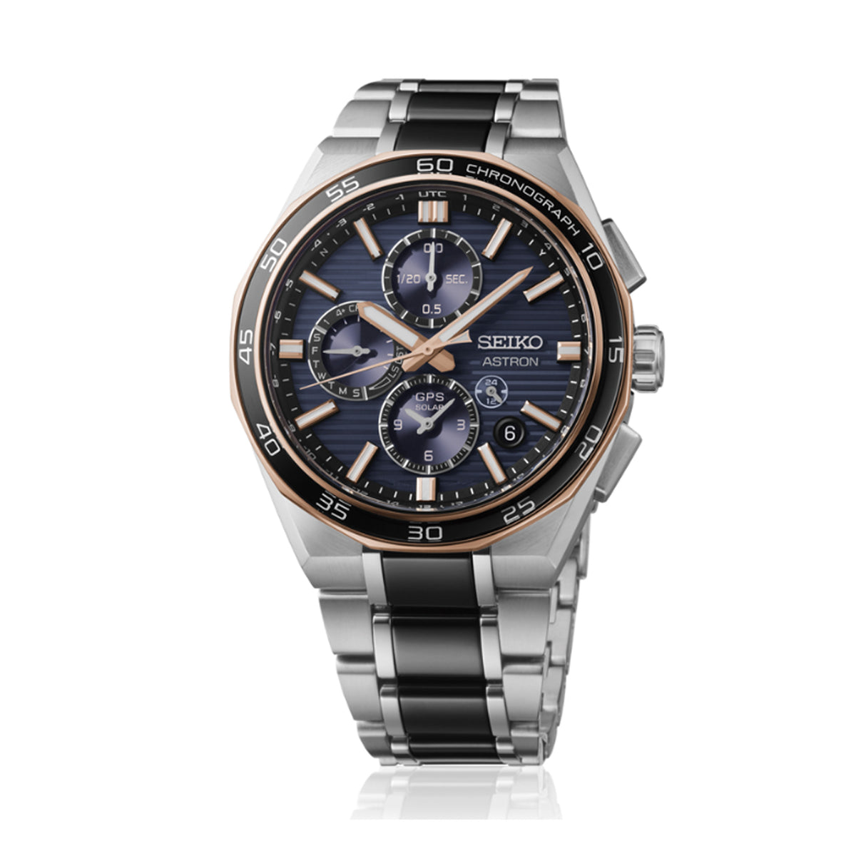 Seiko Astron Men's 44.30mm Solar GPS Watch SSH180J