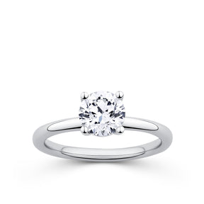 Everlasting 1.25ct TW Round Brilliant Lab-Grown Diamond Solitaire Engagement Ring in 18ct White Gold