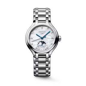 Longines Prima Luna Automatic Moon Phase Men's 34mm Watch L8.126.4.87.6