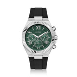 Guess watch with green dial and black strap 
