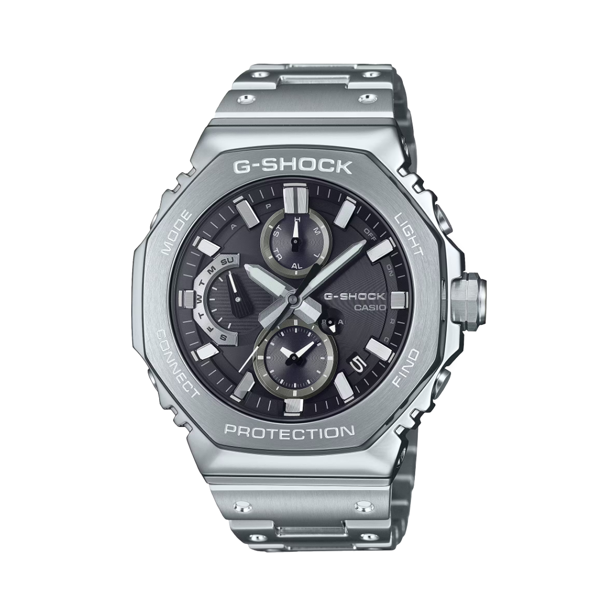 Casio G-SHOCK Stainless Steel Solar Watch GMCB2100D-1