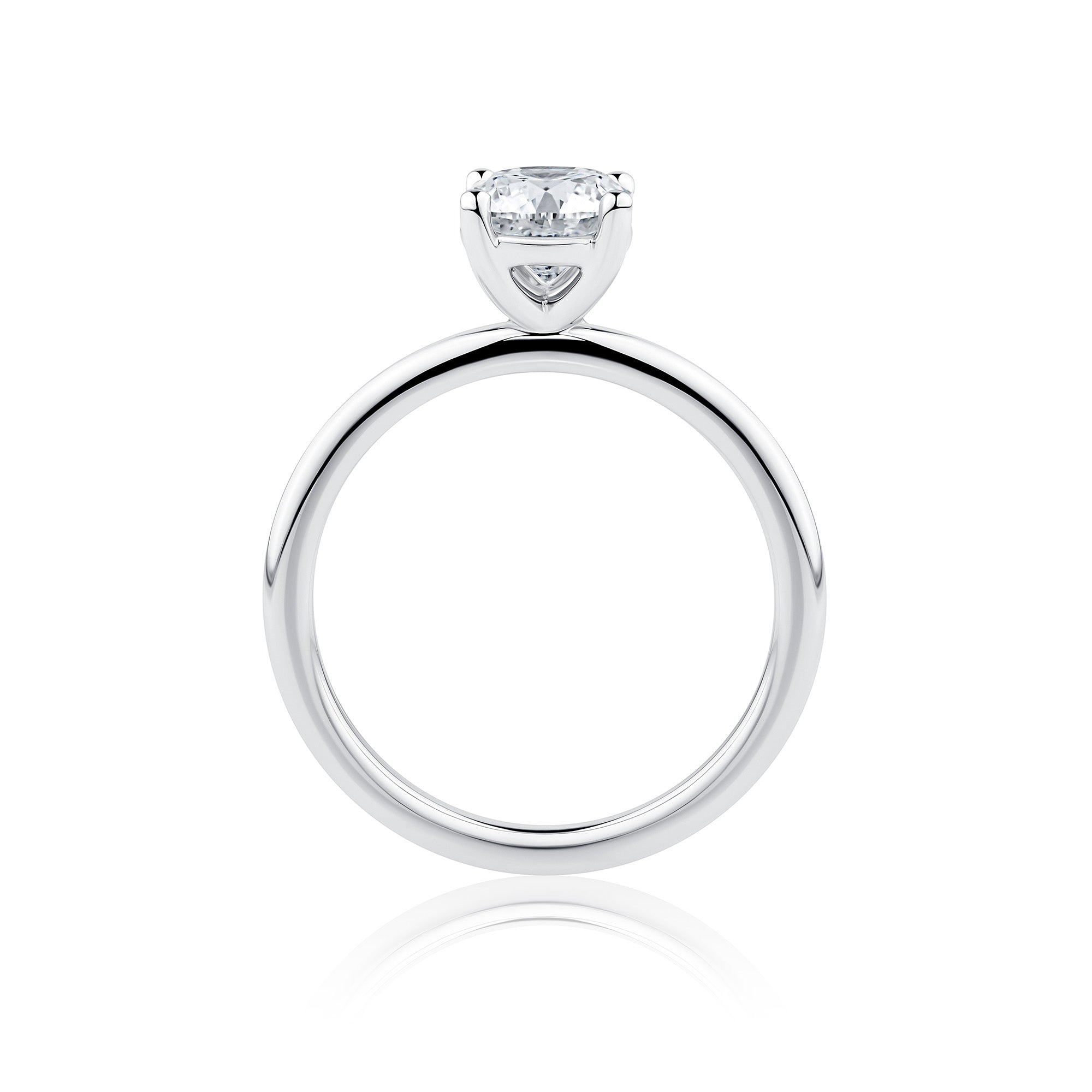 Everlasting 1.25ct TW Round Brilliant Lab-Grown Diamond Solitaire Engagement Ring in 18ct White Gold