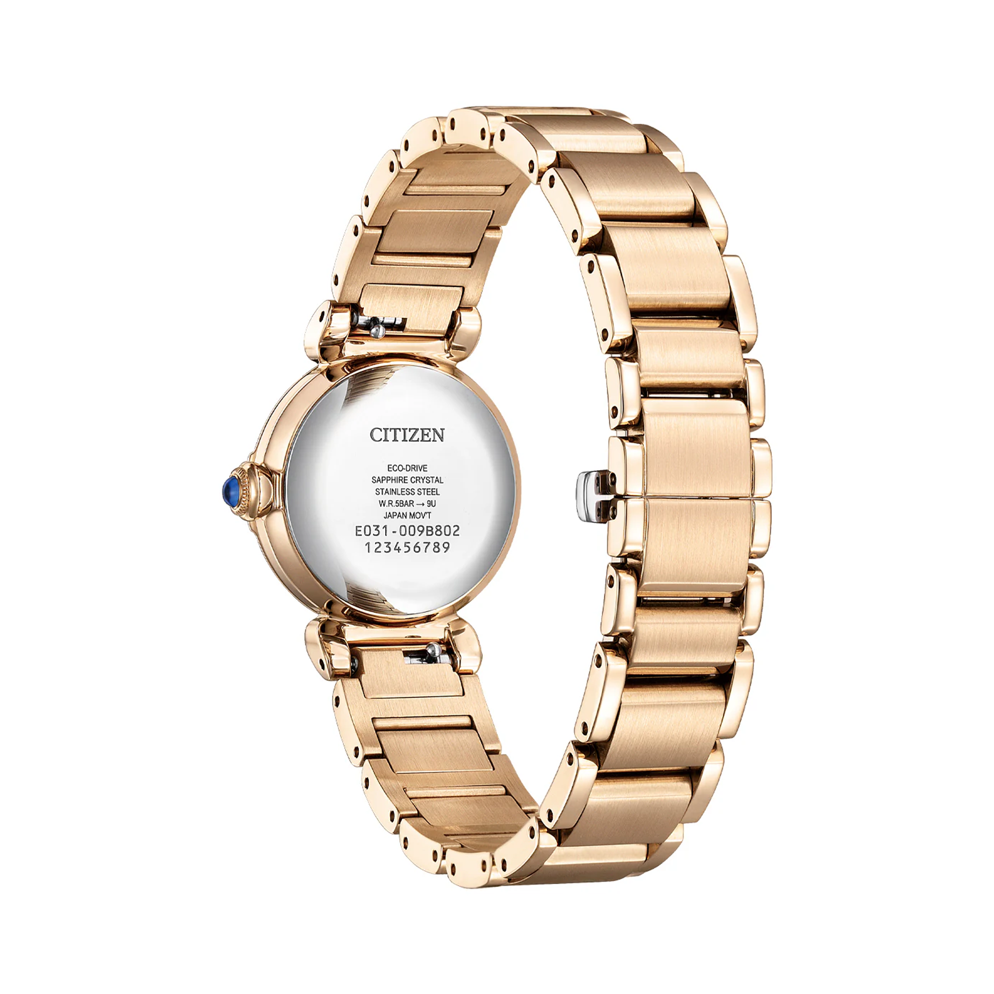 Citizen Eco Drive Women's 26mm Rose PVD Solar Watch EM1123-89D