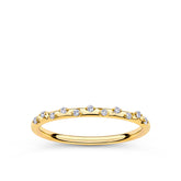 Everlasting Promise Lab Grown Diamond Round Brilliant Ring in 9ct Yellow Gold