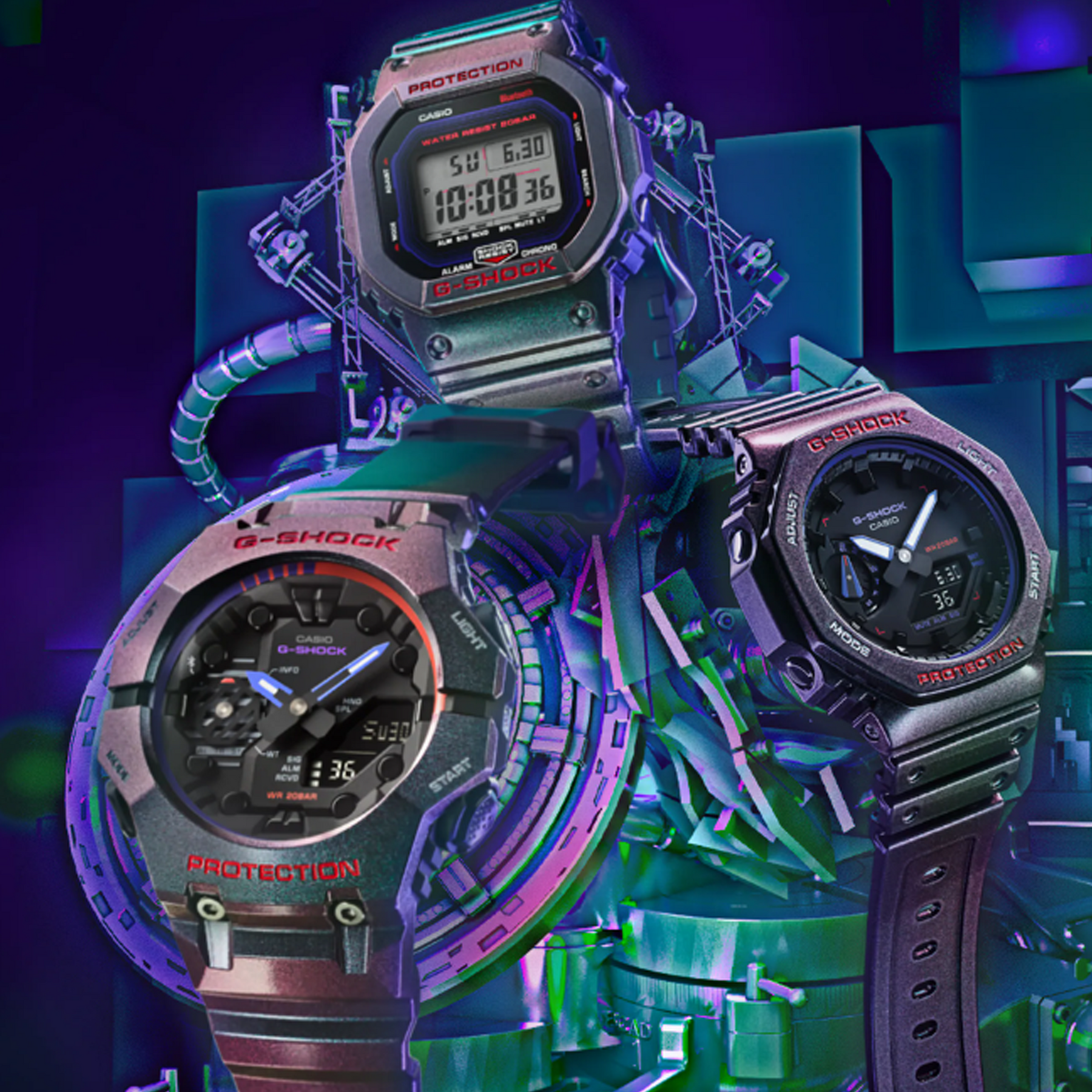 G shock men's digital 2025 watch