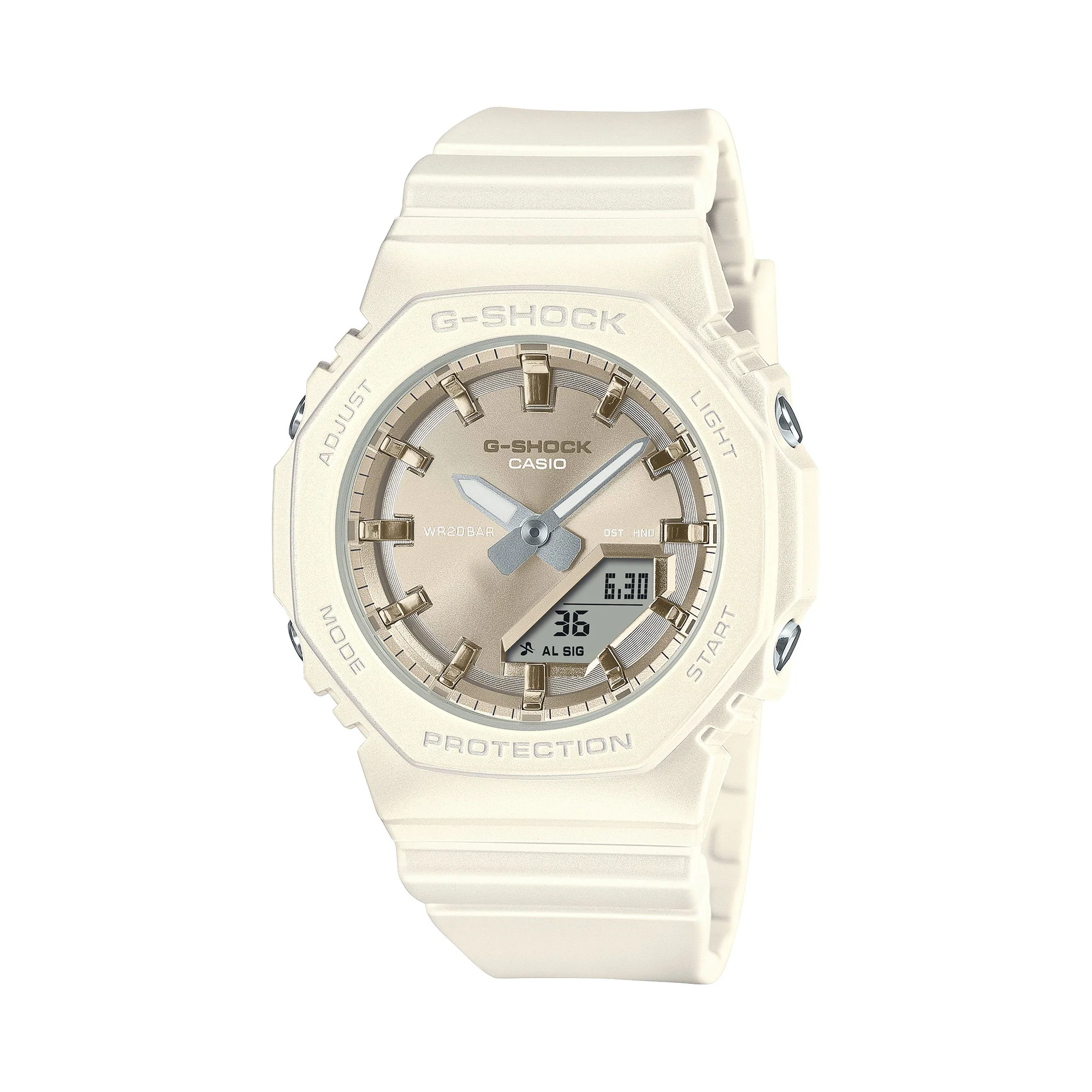 Casio G-SHOCK Resin Analogue Digital Watch GMAP2100ST-7AD