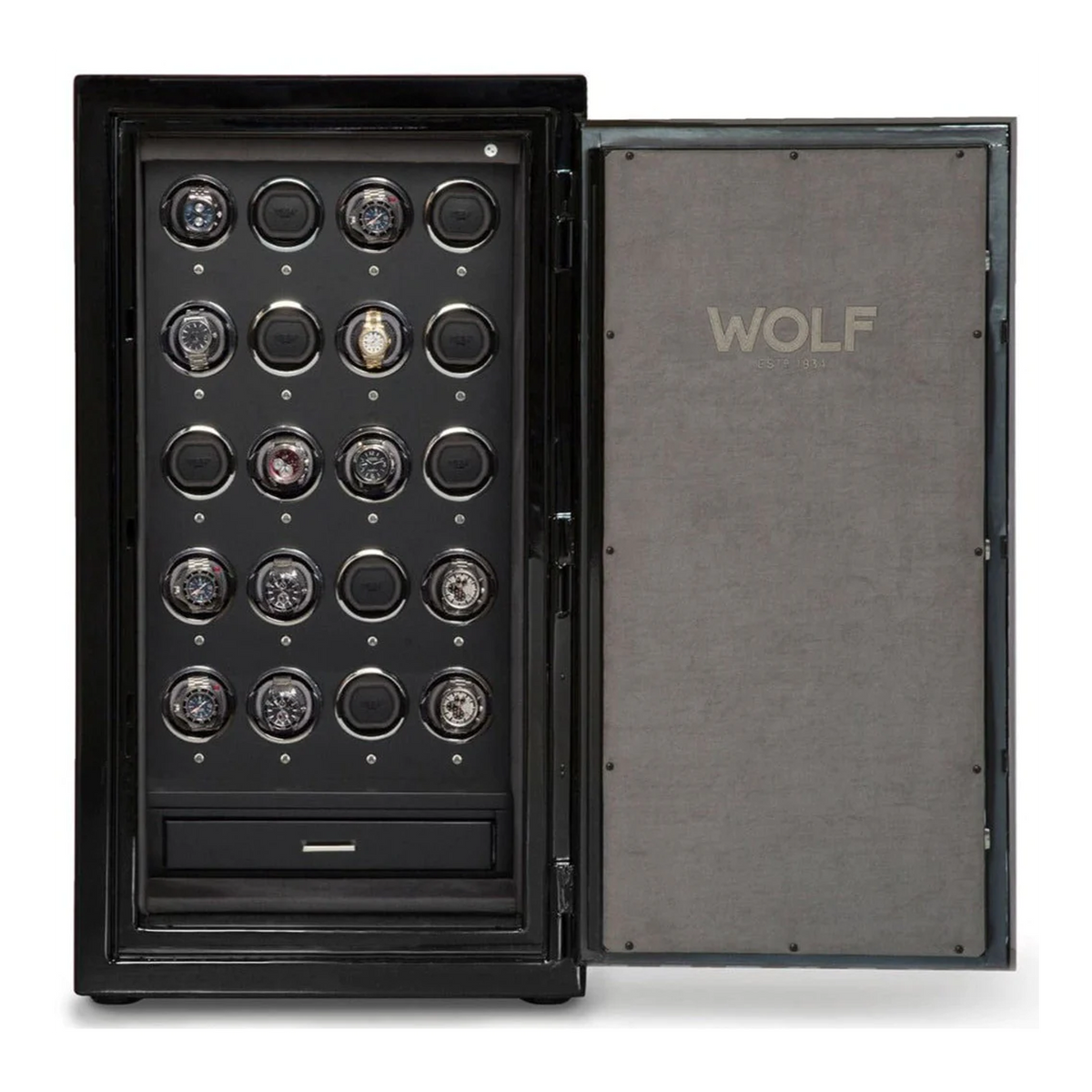 Wolf 1834 Atlas 20 Piece Winder Safe 492064