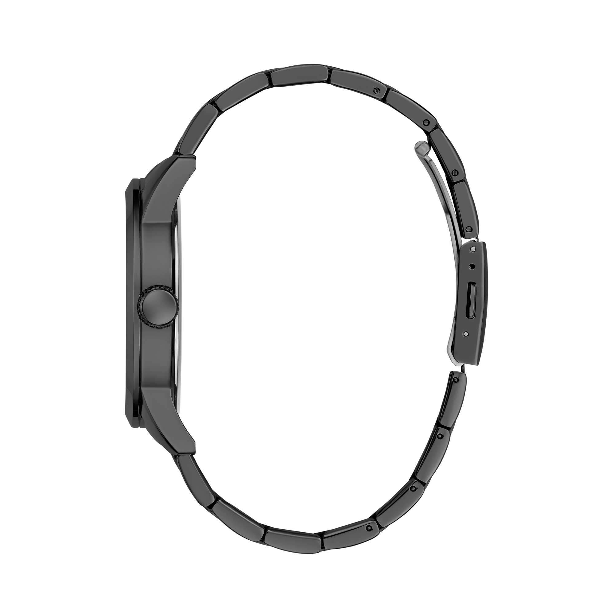 Guess Men's 44mm Black PVD Quartz Watch GW0782G2