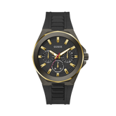 Guess Men's 46mm Black PVD Quartz Watch GW0799G1