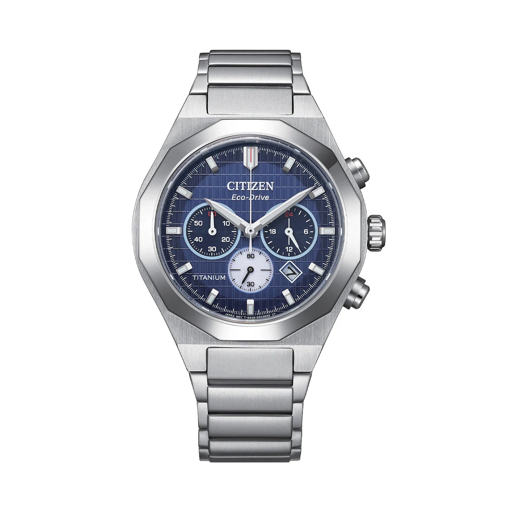 Citizen Zenshin Eco Drive Chronograph Men's 41mm Watch CA4691-59L