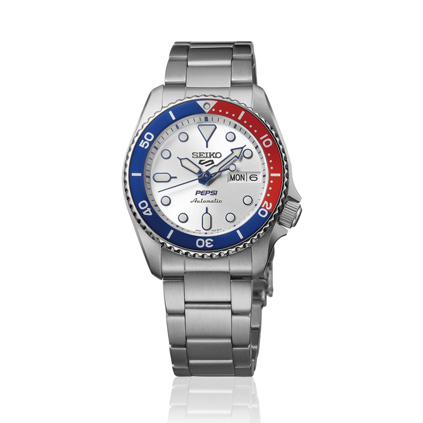 Seiko 5 Pepsi Limited Edition Automatic Men's 38mm Watch SRPL99K