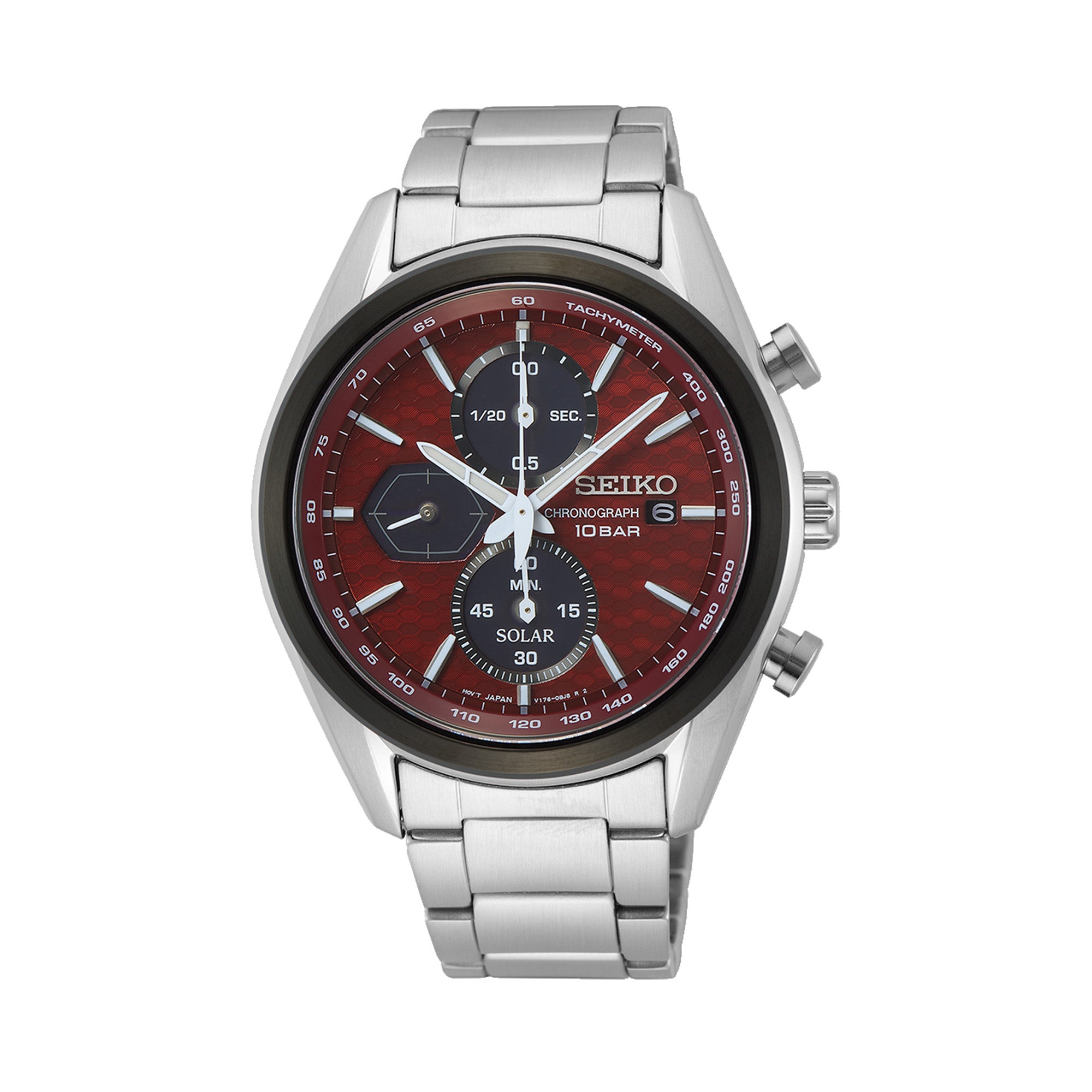 Seiko Conceptual & Regular Solar Chronograph Men's 41mm Watch SSC771P