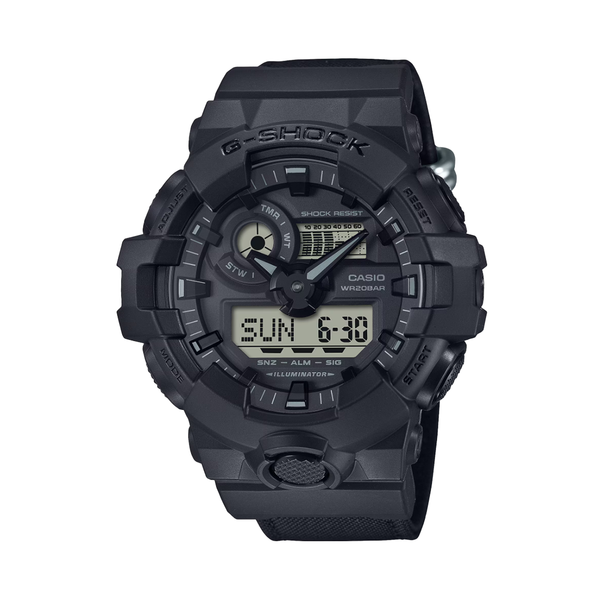 Casio G-SHOCK Men's Resin Analogue Digital Watch GA700BCE-1A