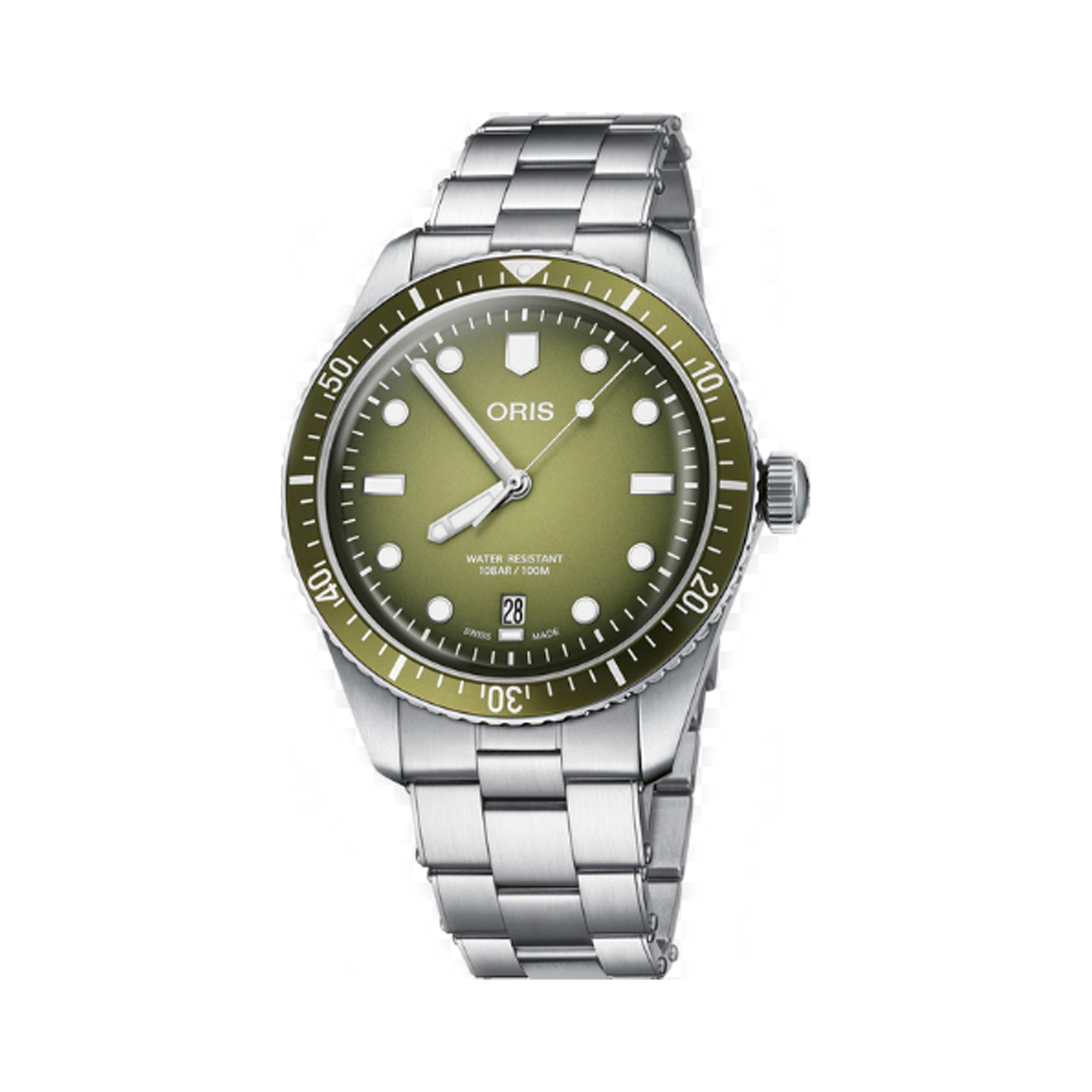 Oris Sixty Five Diver Men's 40mm Stainless Steel Automatic Watch 733 7707 4057MB