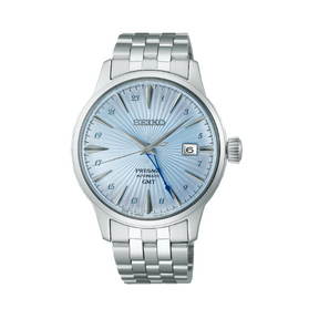 Seiko Presage Men's 40.50mm Automatic GMT Watch SSK037J