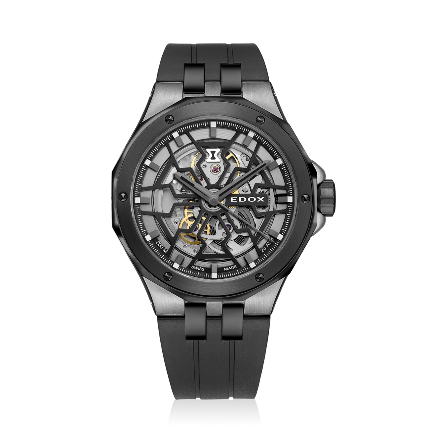 Edox Delfin Automatic Men's 43mm Watch 85303357GNNGN