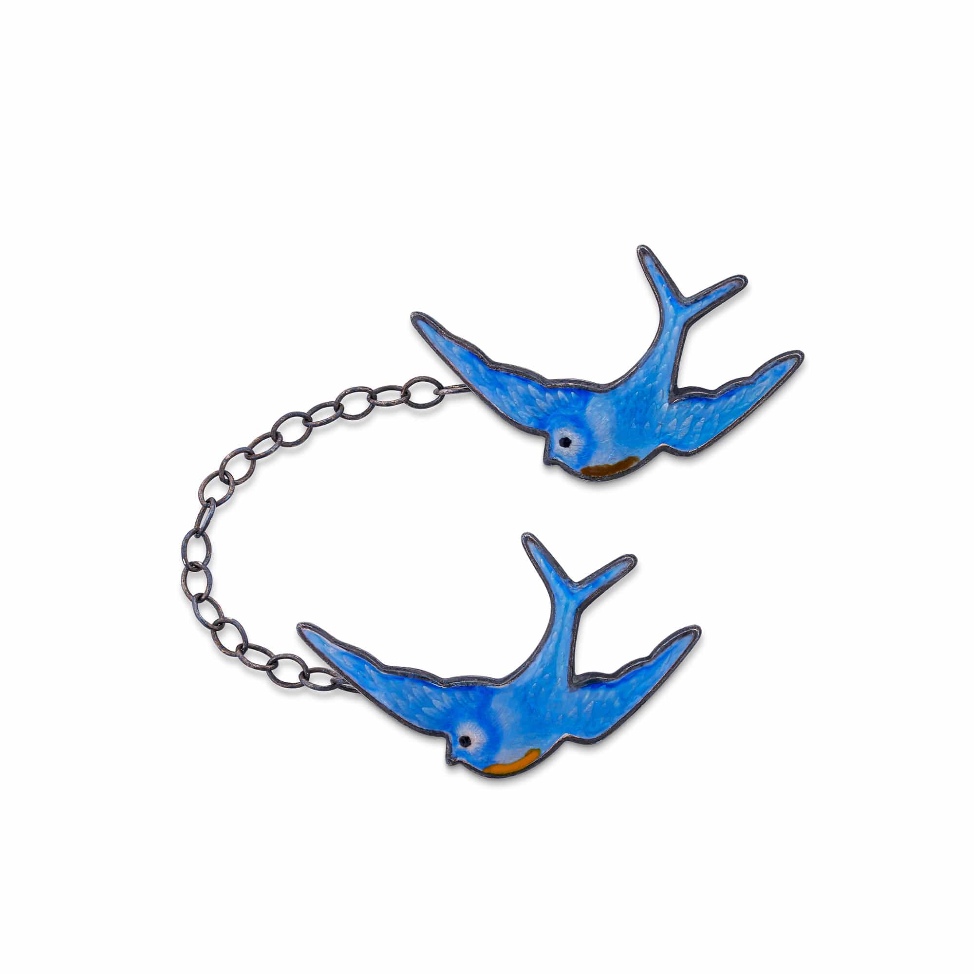 アクセサリー bluebird Bluebird of Happiness Brooch in Sterling Silver – Wallace Bishop