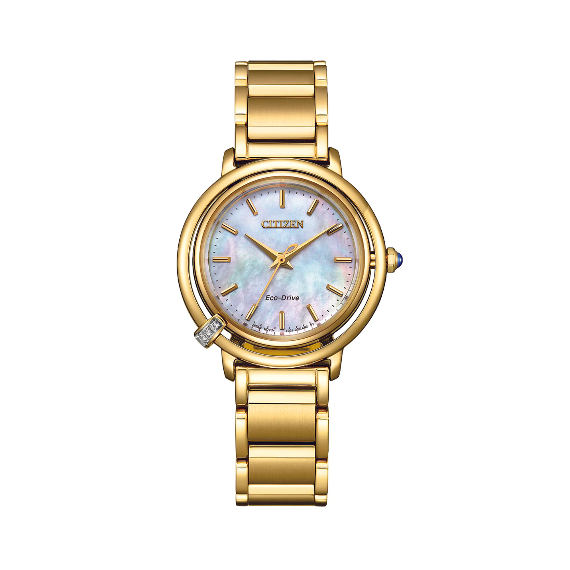 Citizen L Collection Women's 31mm Mother of Pearl Eco Drive Watch EM1092-64D