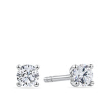 0.30ct TDW Diamond Stud Earrings in 9ct White Gold
