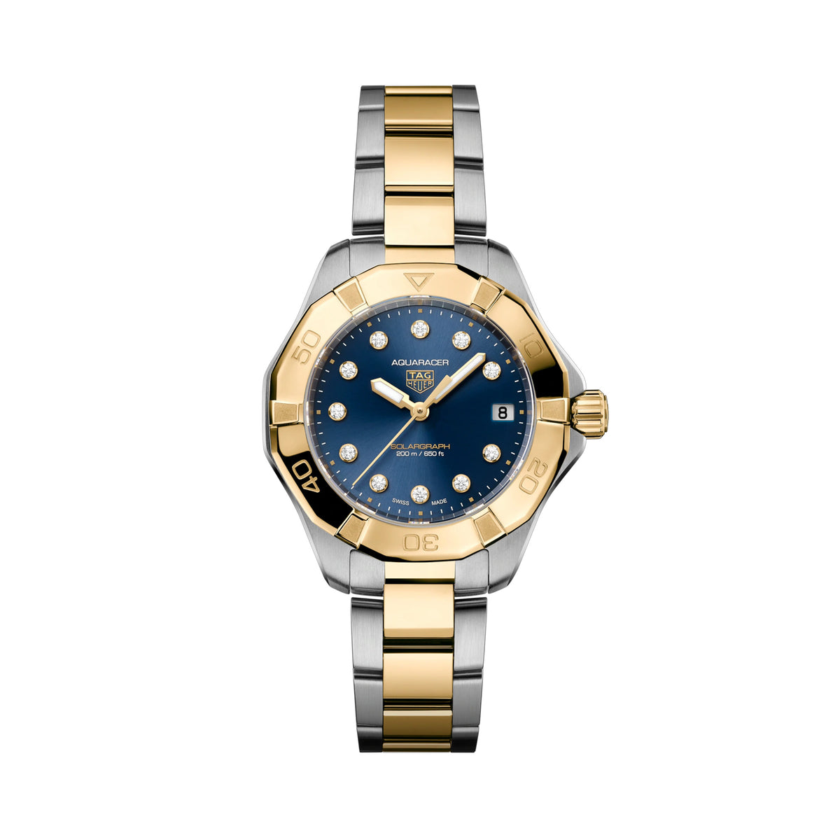 TAG HEUER AQUARACER PROFESSIONAL SOLAR QUARTZ 34MM WATCH WBP1323.BB0004