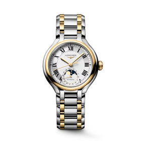 Longines Prima Luna Automatic Moon Phase Women's 34mm Watch L8.126.5.79.7