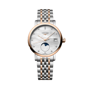 Longines Elegant Women's 30mm Quartz Moonphase Watch L4.330.5.87.7