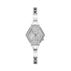Guess Women's 28mm Silver Audrey Glitz Hexagonal Quartz Watch GW0680L1