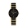 Rado Centrix Women's 35mm Ceramic & Yellow PVD Quartz Watch R30 039 712