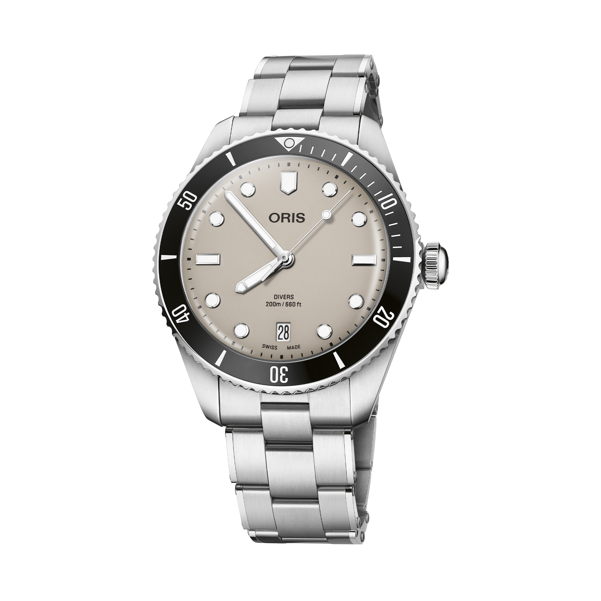 Oris Sixty Five Diver Men's 39mm Stainless Steel Automatic Watch 733 7795 4051 SET