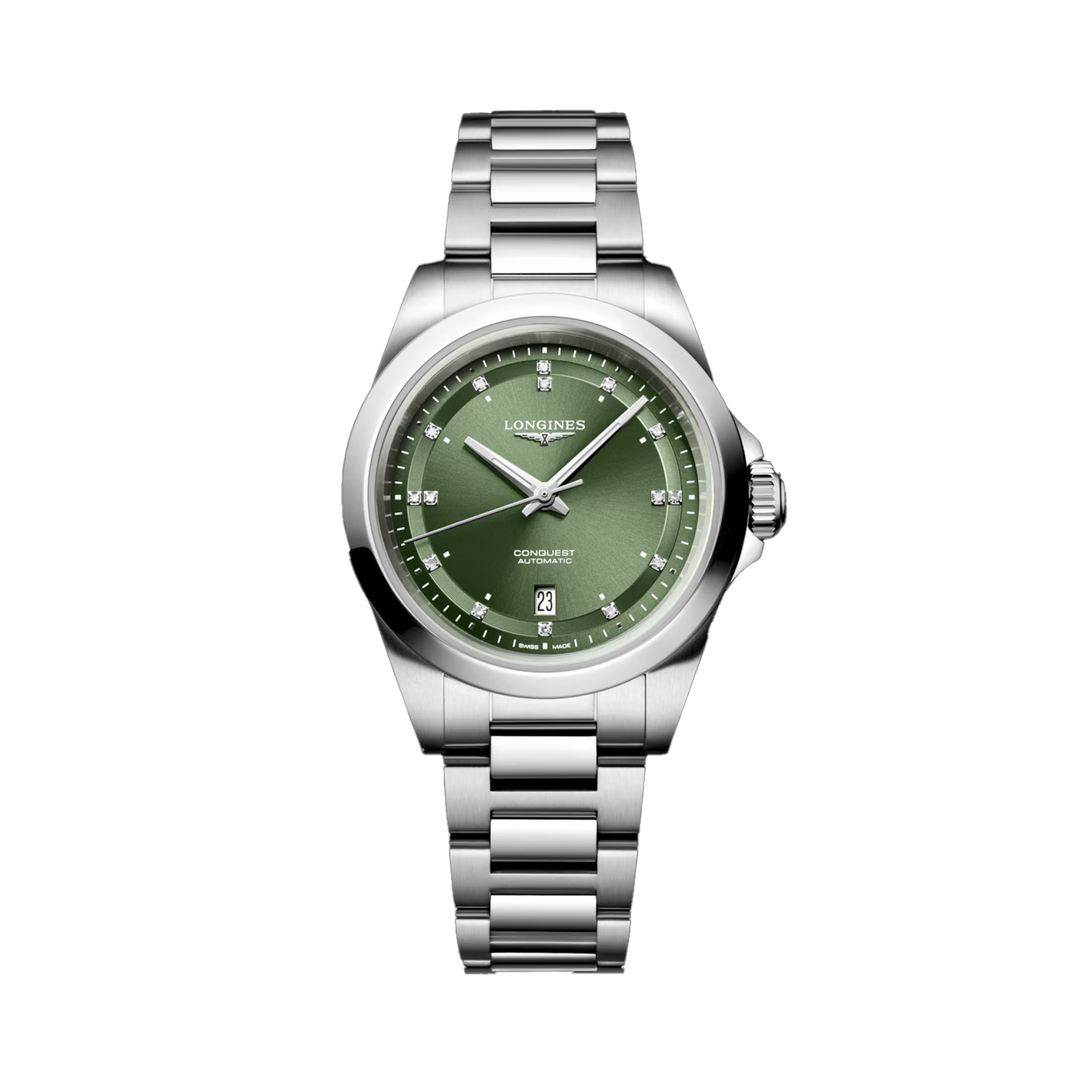 Longines Conquest Women's 30mm Stainless Steel Automatic Watch L3.320.4.07.6