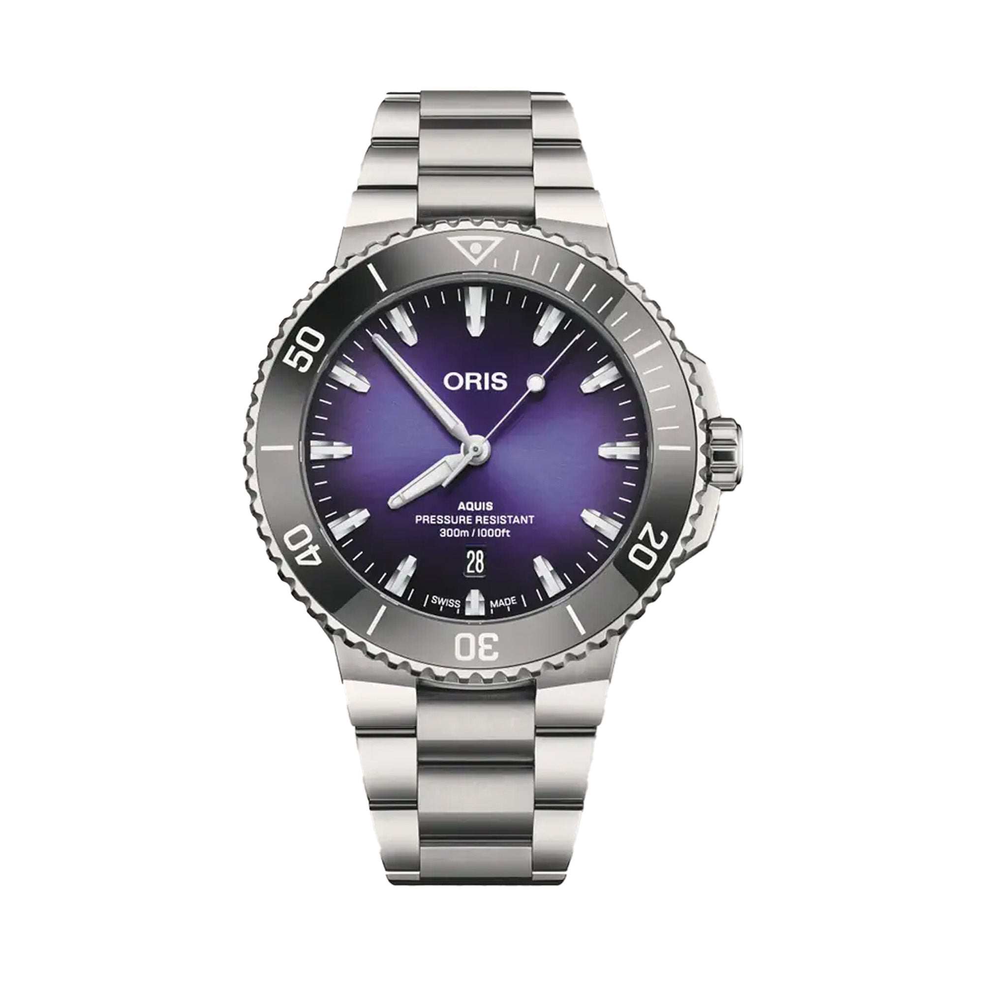 Oris Aquis Automatic Diver Men's 43.50mm Watch 733 7789 4158MB